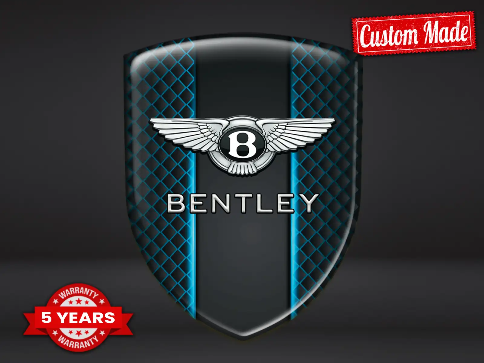 Bentley Adesivi Auto Cool Moderni Max Resistenti Pro Chic